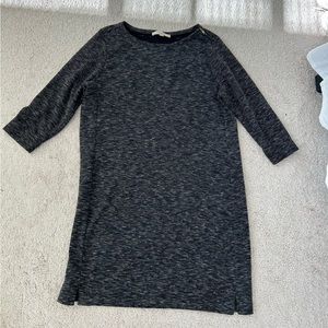 Three quarter sleeve sweater dress